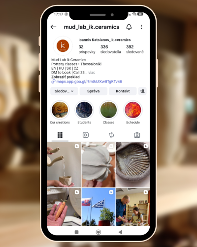 πιλουργειο κεραμικής Ωραιόκαστρο mud lab ig